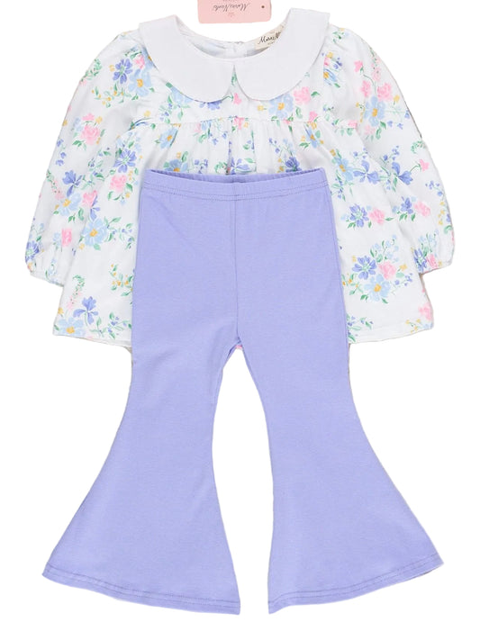 Lilac Secret Garden Bell Bottoms Outfit