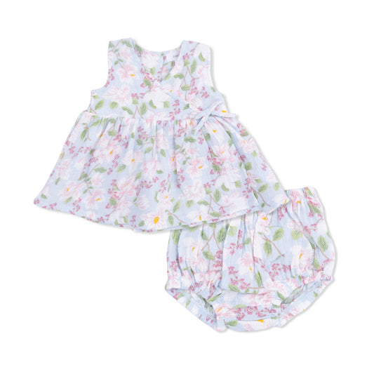 Magnolias - Kimono Dress and Bloomer