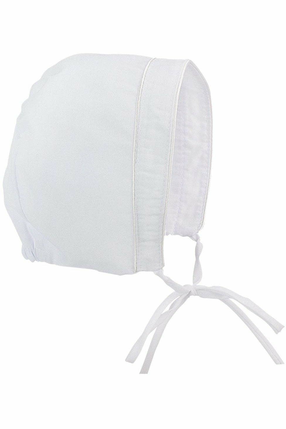 Baby Girls Wht Hand Smocked Christening Baptism Dress w Hat