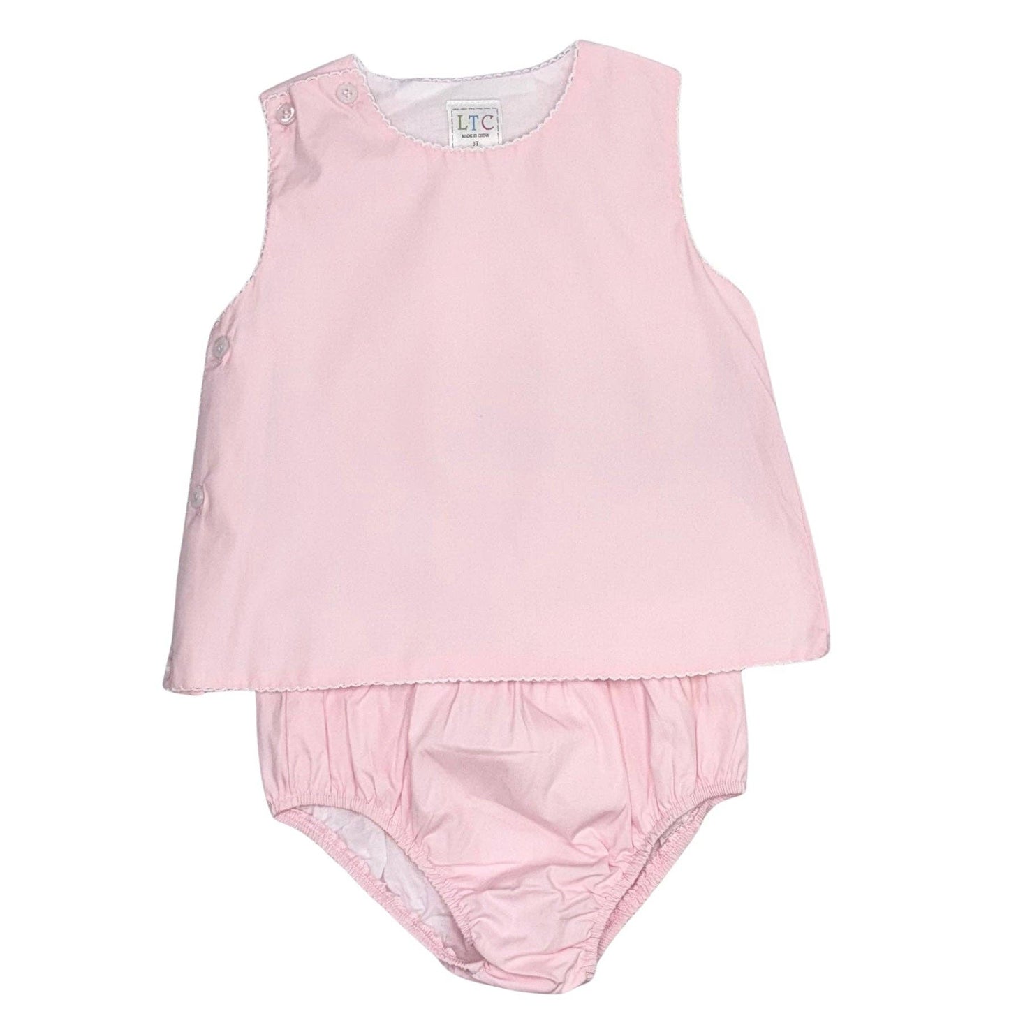 Diaper Set with Picot Trim