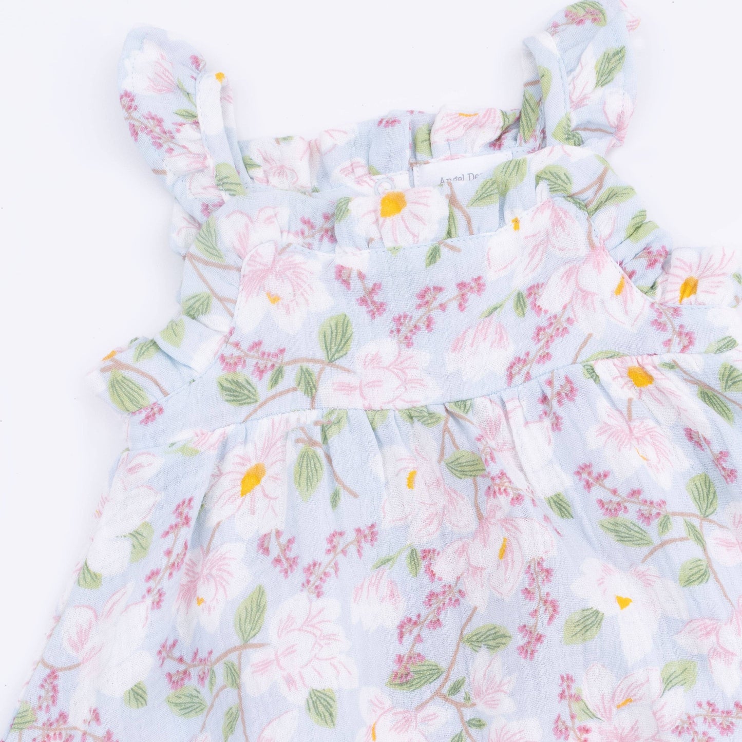 Magnolias - Paperbag Ruffle Sundress with Bloomer