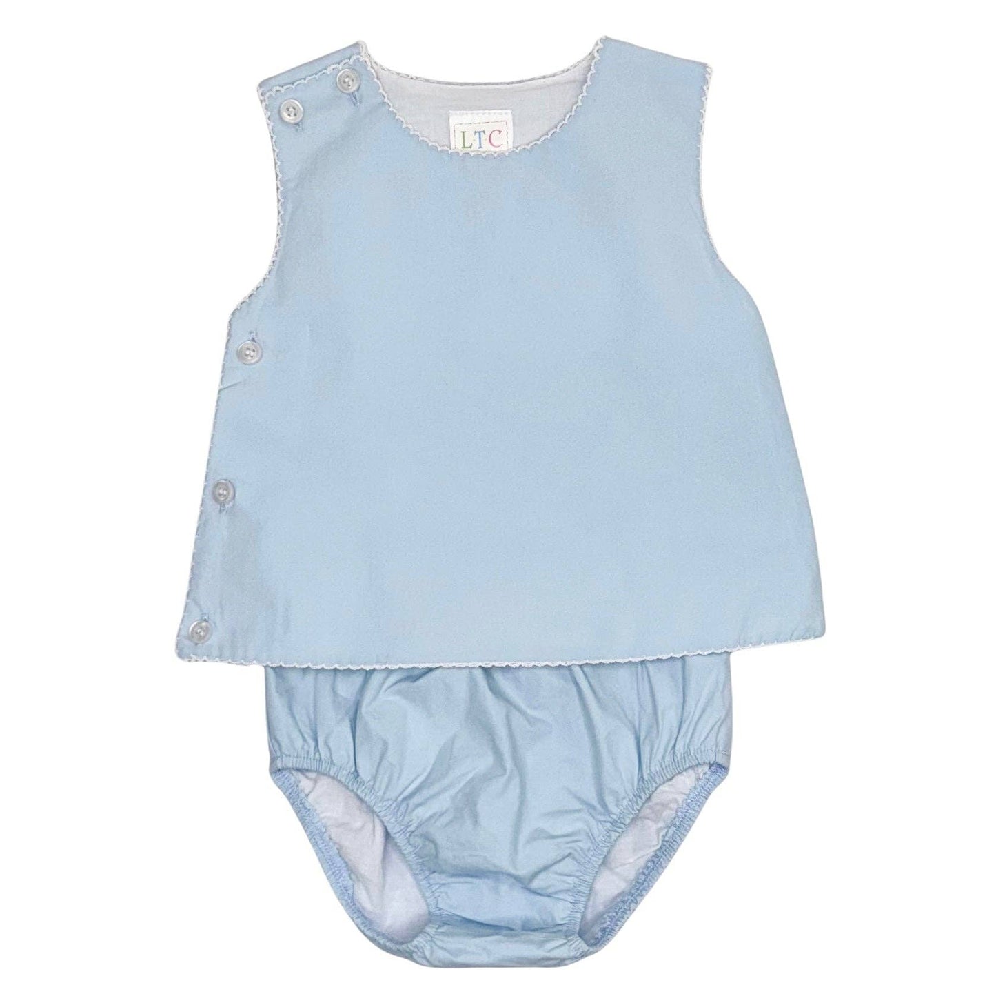 Diaper Set with Picot Trim
