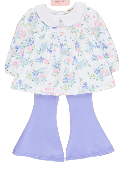 Lilac Secret Garden Bell Bottoms Outfit