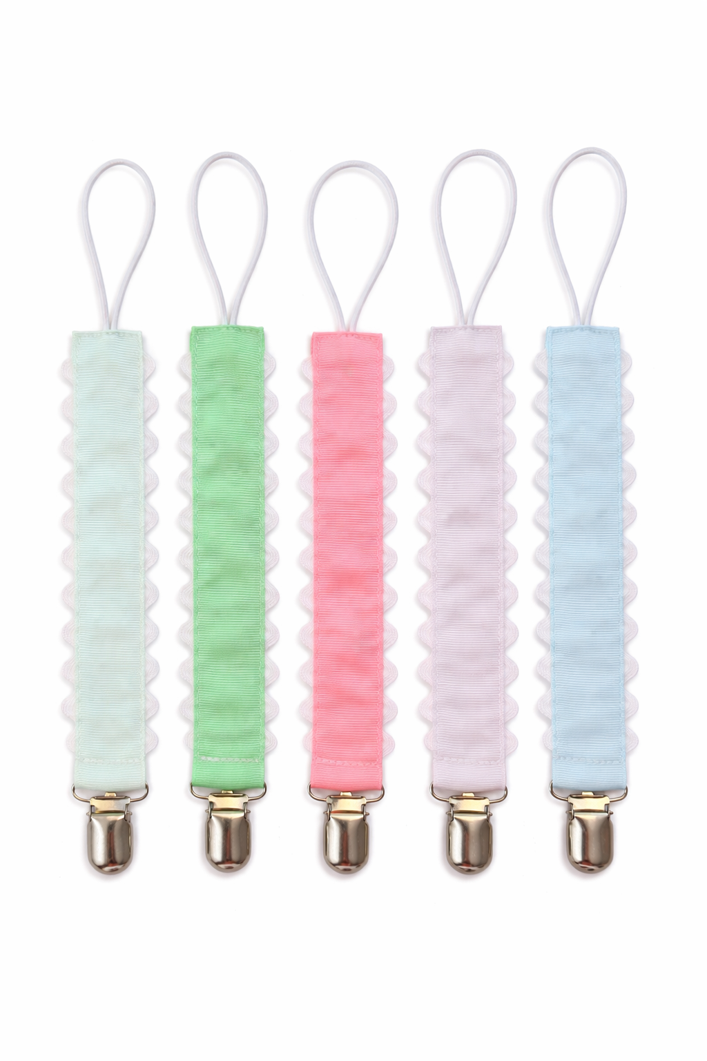 Pacifier Clip, Monogram-able Assorted Colors