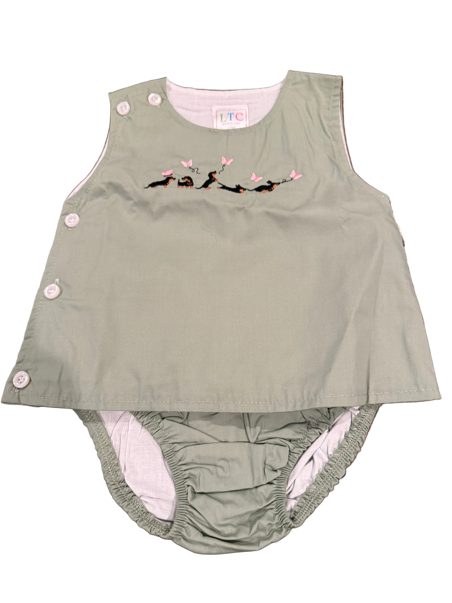 Diaper Set without Picot Trim