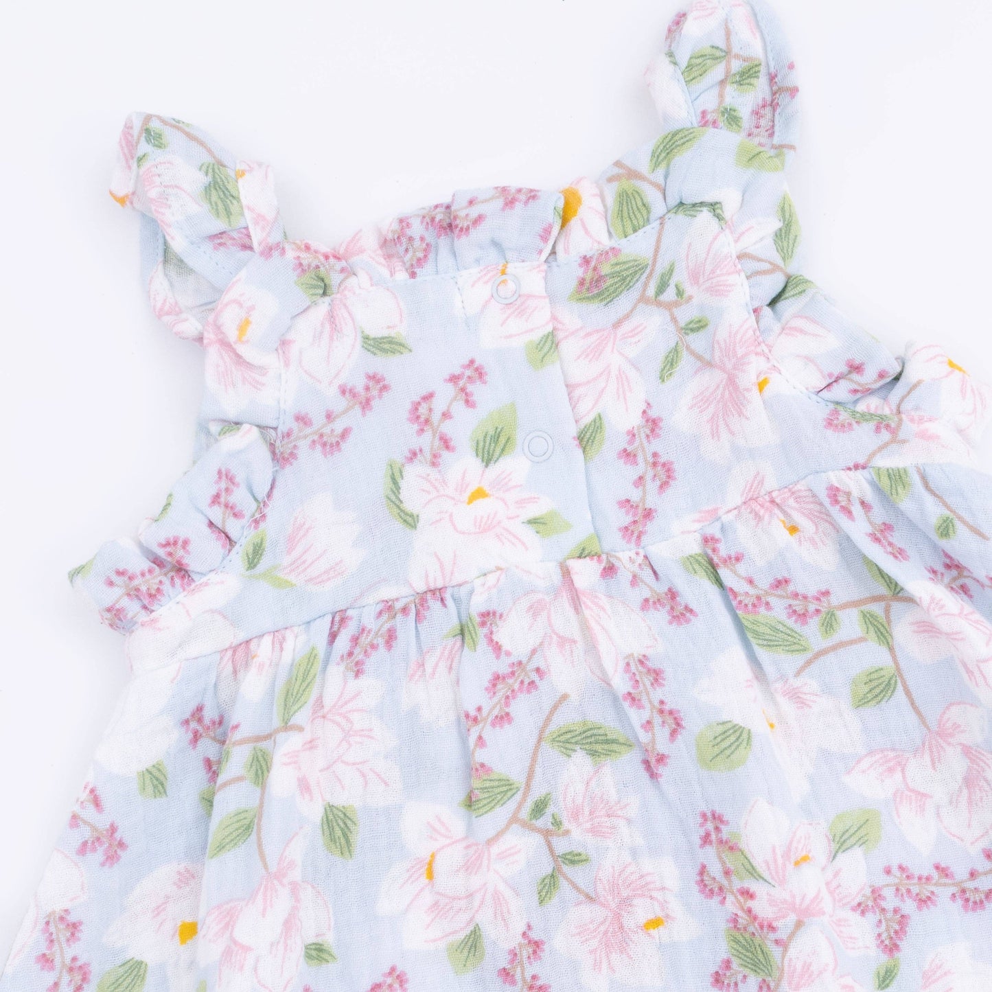 Magnolias - Paperbag Ruffle Sundress with Bloomer